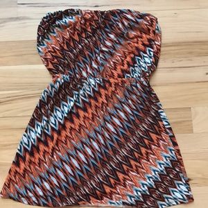 Three Pink Hearts Trixxi strapless top